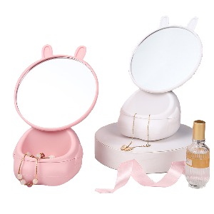 토끼 미니 탁상거울 화장대 거울